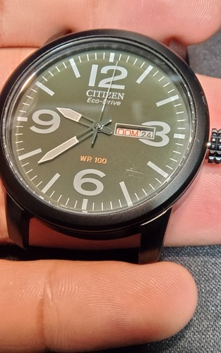 Citizen Eco-Drive E101-S064783 Solar Green Garrison Military Field Watch w/ LUME - Bild 5 von 13