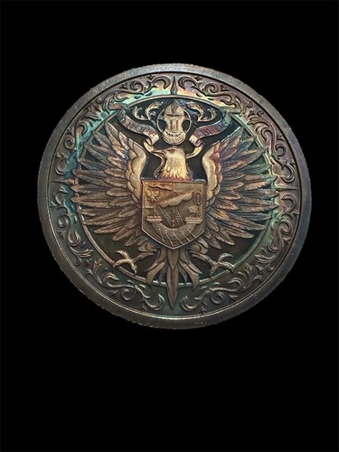 Destiny Series Coin The Raven/Knight 2 oz .999, Nice Toning, Free Shipping Lot2 - Picture 2 of 2