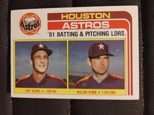 1982 Topps - Team Checklist Nolan Ryan, Art Howe #66