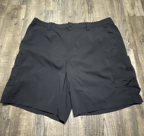 Magellan Outdoors Fish Gear Shorts schwarz wasserabweisend Herren XL Stretch Cargo