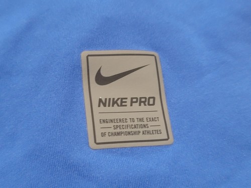 Nike Pro Dri-Fit Youth Boy's Large Long Sleeve T-Shirt Blue - Picture 5 of 5