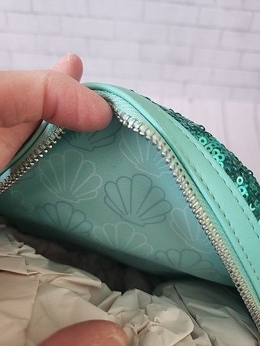 Disney Loungefly Ariel The Little Mermaid Snow Globe Mini Backpack Sparkle NWT - Picture 10 of 10