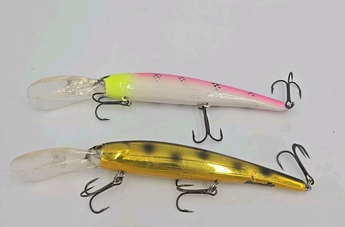 (6) Bandit Lures Deep Divers Fresh Water Crankbaits 6" Plano Case Included Fish - Picture 7 of 11