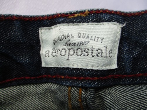 Pantalones de mezclilla largos para mujer Aeropostale Hailey Flare 7/8 100 % algodón - Imagen 6 de 7