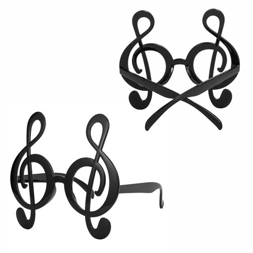 Musical Note Glasses Festival Mens Funny Notes Concert Beautiful - Picture 8 of 11