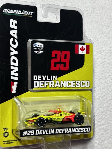 Devlin DeFrancesco #29 pressofuso PowerTap idrogeno 1/64 Greenlight Indycar nuovo - Foto 2 di 3
