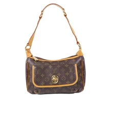 LOUIS VUITTON LV GHW Tikal GM Shoulder Bag M40077 Monogram Brown