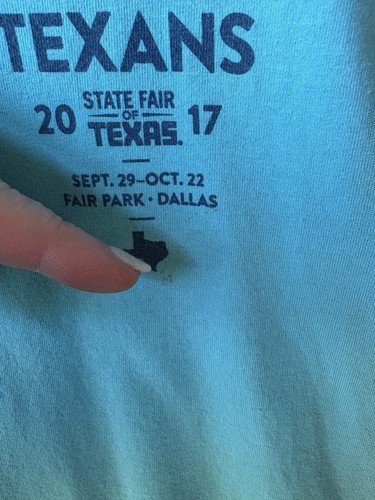 State Fair Of Texas 2017 Bright Cotton T-shirt Big Tex Howdy Folks Alamo Medium - Picture 4 of 6
