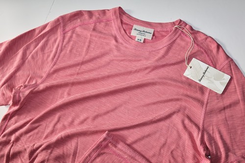 Camiseta Tommy Bahama Flip Sky Reversible Crew Rosa Carmín SS Mediana M - Imagen 3 de 4