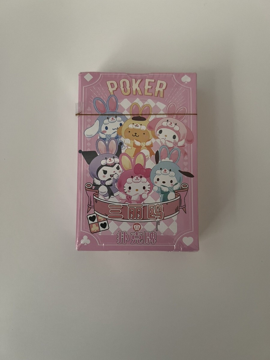 54-Piece Kawaii Playing Cards Deck - Cute Anime Cartoon Designs, Standard Poker Size 3.5" X 2.4"