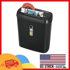 Quiet Home Office Shredder - 10-Sheet Strip Cut, P-2 Security, Jam Proof System