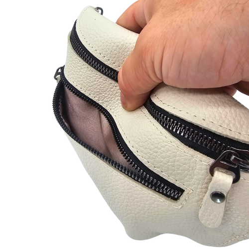 Bolso Bandolera y Hombro de Cuero Genuino Hecho a Mano - Elegante y Ligero - Imagen 13 de 54