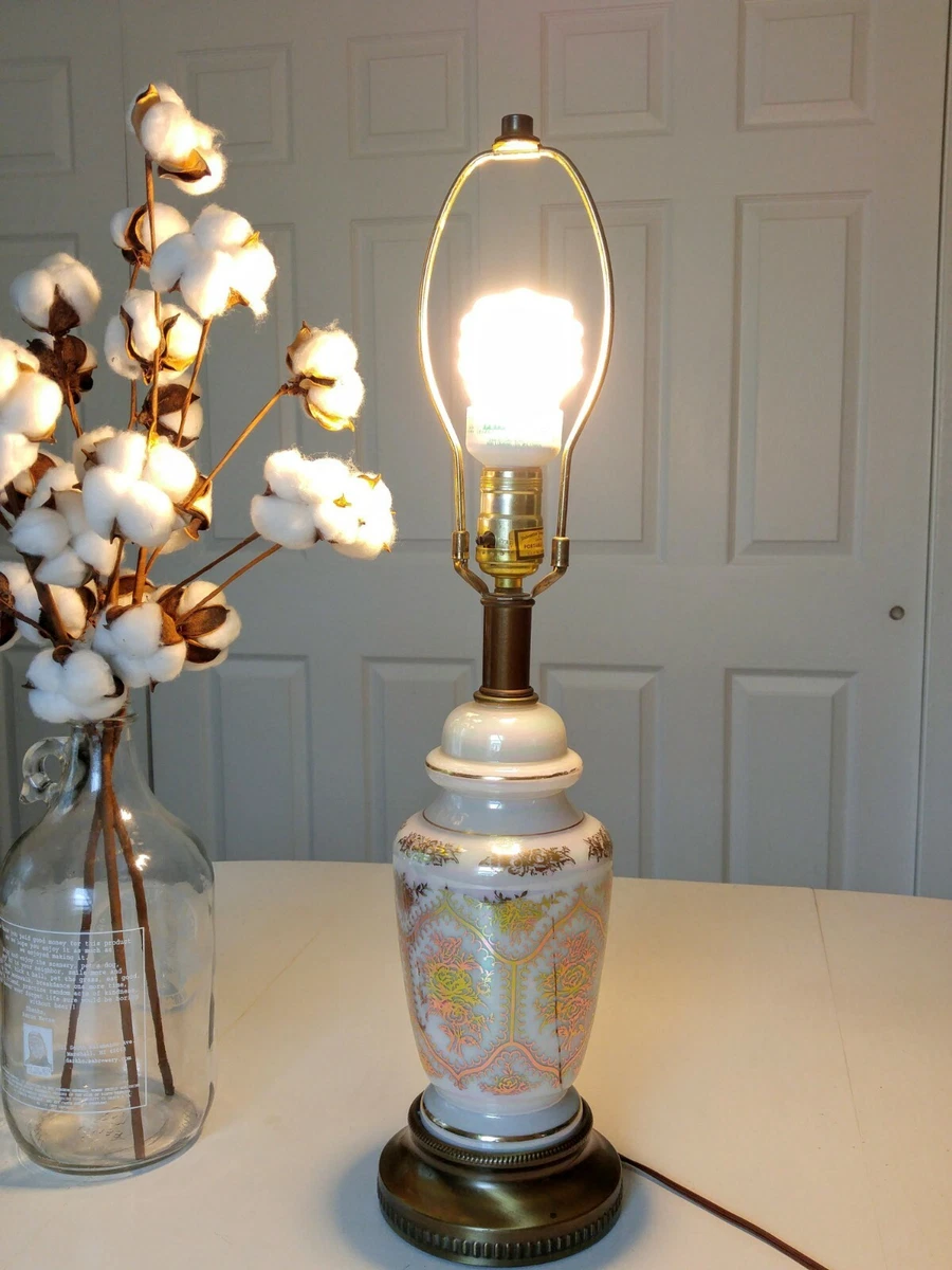 Glass ginger jar lamps deals
