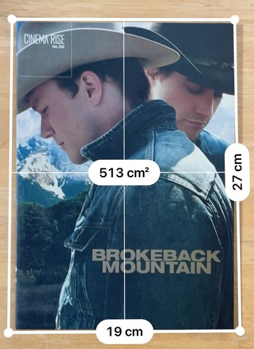 Programa de películas Brokeback Mountain 2005 Japón Jake Gyllenhaa, lHeath Ledger - Imagen 12 de 12