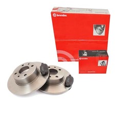 BREMBO Satz Bremsen Bremsscheiben Voll hinten + Bremsbeläge für Honda Civic VI