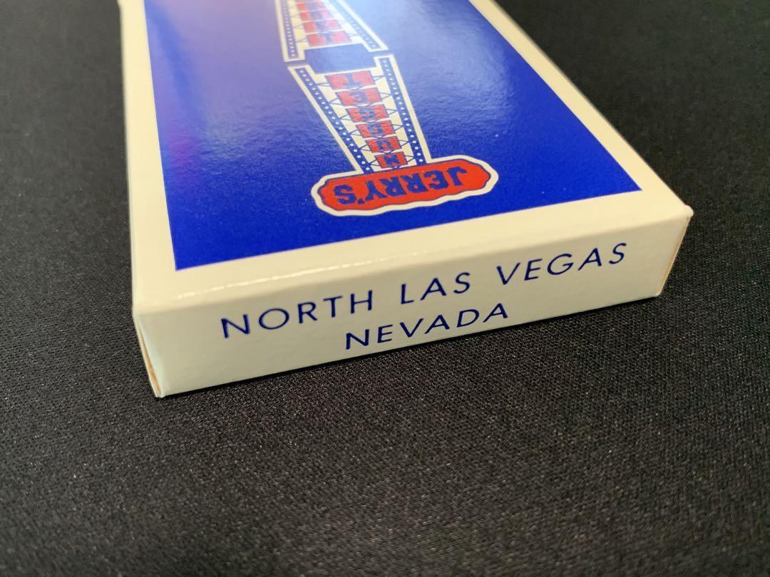 Jerry's Nugget Blue Playing Cards Deck Casino 1970s Vintage