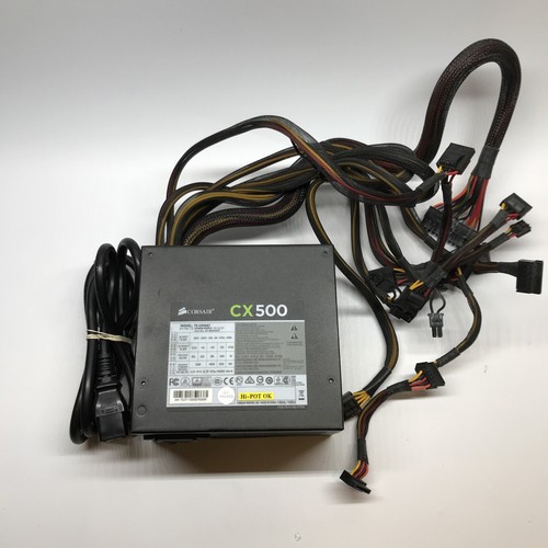 Corsair CX500 500W Desktop Power Supply PSU 75-001667 CP-9020047