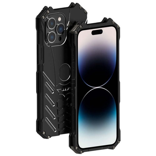 Funda protectora metálica para teléfono móvil R-JUST Batman, para iPhone 14, para iPhone 14 P - Imagen 10 de 14