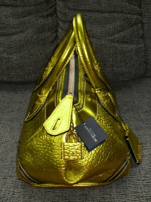 BURBERRY PRORSUM Gold Leather TOTE BAG PURSE | eBay