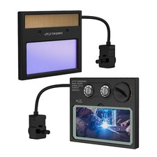 TRQWH Solar True Color Welding Lens with 2 Arc Sensors, Adjustable Shade 4/9-13