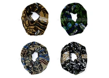 Snowflake Knit Infinity Winter Scarf Elastic Warm Geometric Circle Loop