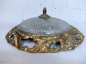 Plafoniere Messing : Antik deckenlampe kronleuchter plafoniere messing ebay