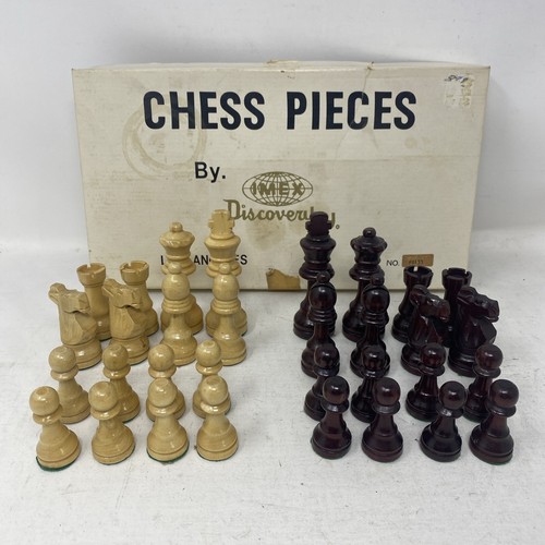 Vintage Chess Pieces By IMEX Discovery Ltd Los Angeles No. 2133