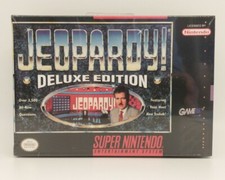 Jeopardy! Deluxe Edition (Super Nintendo SNES Jeopardy) New, Factory Sealed NM