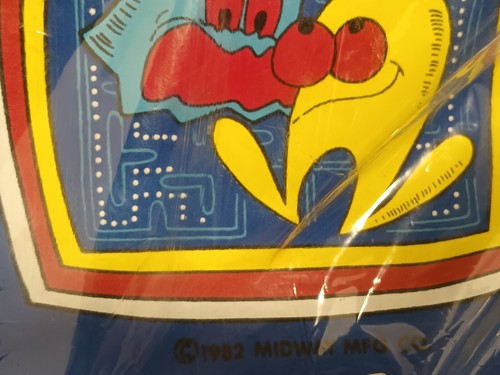 Combo Mochila/Bolso de Lona Paquete Original PacMan 1982 RARO De Colección - Imagen 6 de 13