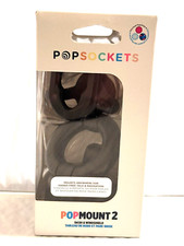 PopSockets - PopMount 2 Desk Car Dash & Windshield Mount - Black  NEW!!