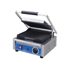 Globe GPG10 *Open Box* Single Countertop Electric Bistro Panini Grill