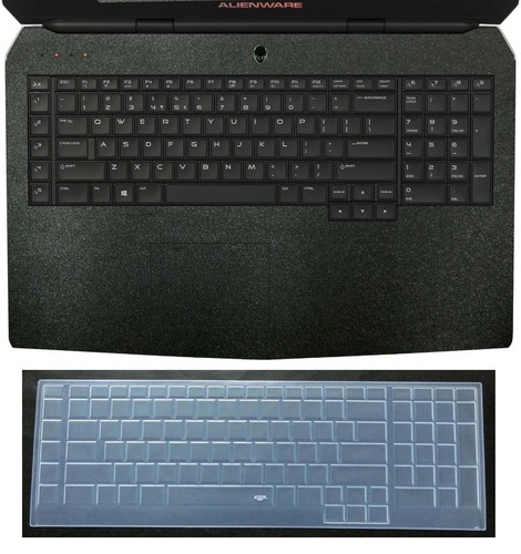 Mattschwarz Handauflage Haut + Tastaturabdeckung für Dell Alienware 17 2015 2016 - Bild 2 von 3