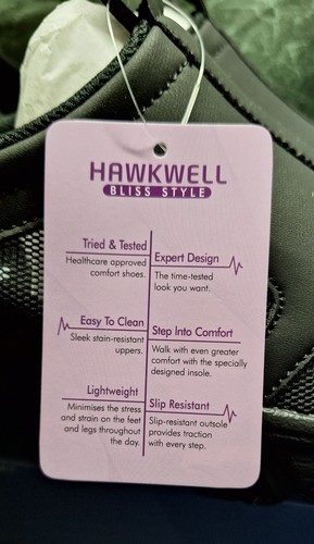 Hawkwell Womens Black Slip On size 9m - Picture 9 of 15