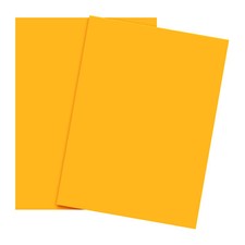 Gold Premium Colored Cardstock Paper - 65lb Cover - 8.5 x 11 - 50 Sheets