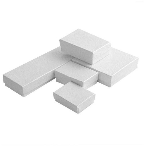 100 piezas Papel Cartón JOYERÍA CAJA REGALO Algodón Acolchado Inserto Blanco Remolino 11 Tamaño - Imagen 19 de 19