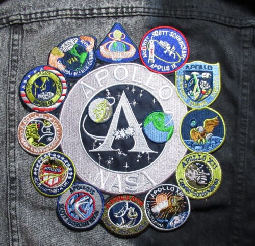 Écusson backpatche NASA programme missions Apollo patche grand patch dorsal - Picture 5 of 6