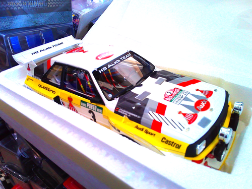 AUDI S1 E2 Quattro Rally Mondiali 1986 Tg.B Portogallo #3 Röhrl Resina Otto da SET 1:18 - Foto 5 di 8