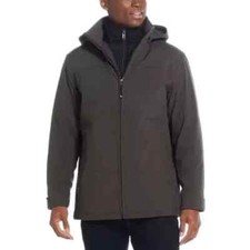 Weatherproof - Men  s Ultra Tech Stretch Jacket- Olive Green - Size Medium M -NEW