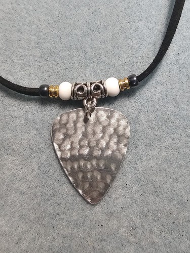 Handmade Shinedown Aluminum Guitar Pick Necklace - Picture 2 of 2