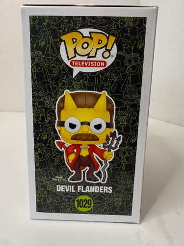 Devil Flanders The Simpsons Treehouse of Horror Pop! #1029 Glow Amazon Exclusive - 第 3/5 張圖片