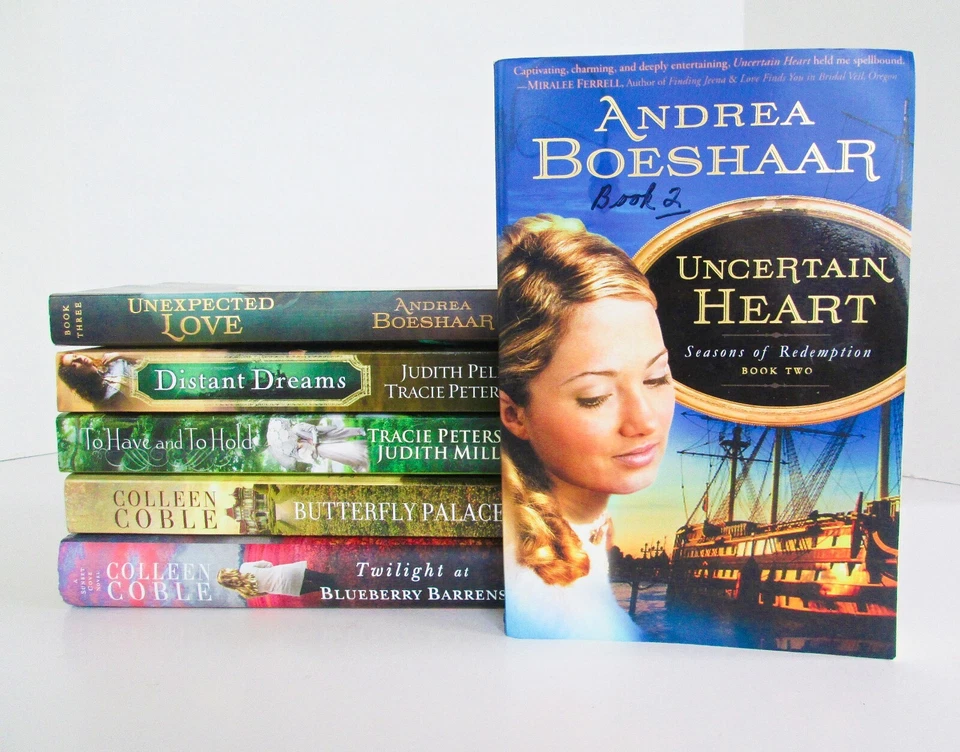 Womens Christian Fiction, Romance Historic Modern Mix, Lot of 6 Coble Peterson Foto 3 de 4