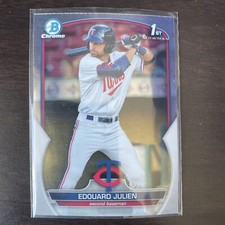 2023 Bowman Chrome Edouard Julien BCP-82 Bowman 1st Minnesota Twins