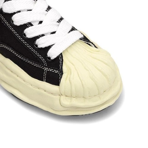Maison Mihara Yasuhiro Blakey OG Suela Lona Baja Negra A09FW732 US5-11H con Caja - Imagen 4 de 15