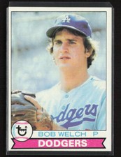 1979 Topps #318 Bob Welch Los Angeles Dodgers Rookie Near Mint or Better