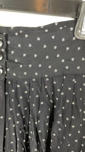 Pantalones de mujer Pride & Joys vintage recortados pierna ancha plazzo negros talla S/M. - Imagen 12 de 14