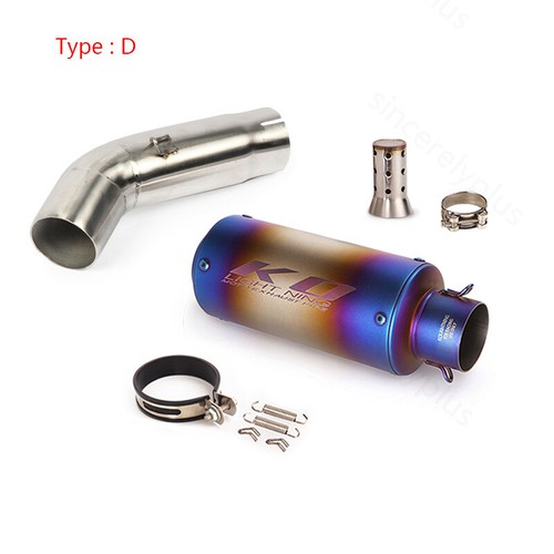 For Suzuki GSXR600 GSXR750 2011-2025 Exhaust Mid Link Pipe Mufflers Connect Tips - Picture 5 of 13