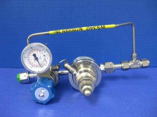 Veriflo SQ Doppelregler Gas Stick Baugruppe mit SQ420E und -30-0-200 psi Messgerät - Bild 2 von 11