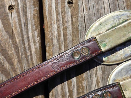 VOGT Sterling Overlay Ruby Stones Vintage 1-Ear Western Headstall Bridle - EUC! - Picture 16 of 18