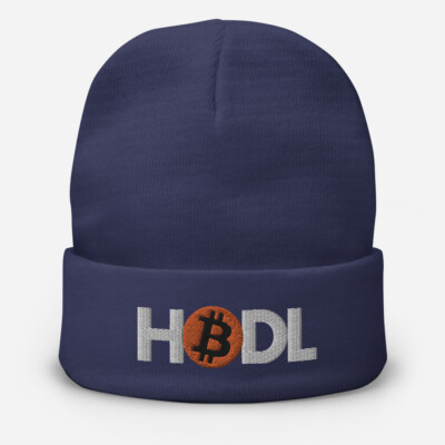 Bitcoin Plan B Beanie crypto BTC trader gift embroidery fall winter hat