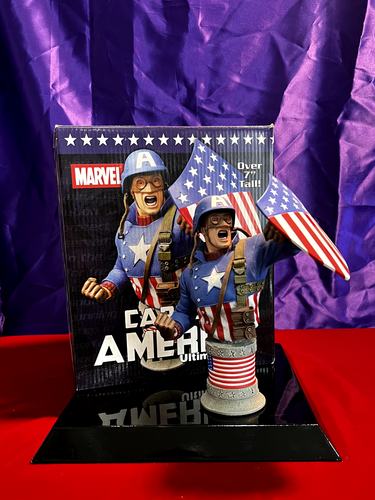 Marvel Captain America Ultimate Bust from Diamond Select #447/1945 not bowen - Picture 2 of 11